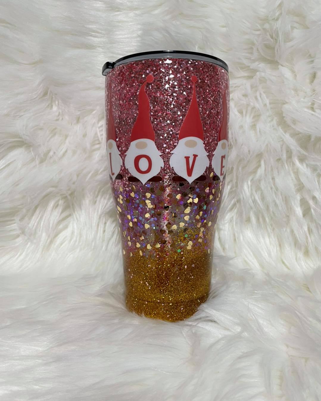 Valentine Gnome Tumbler Custom