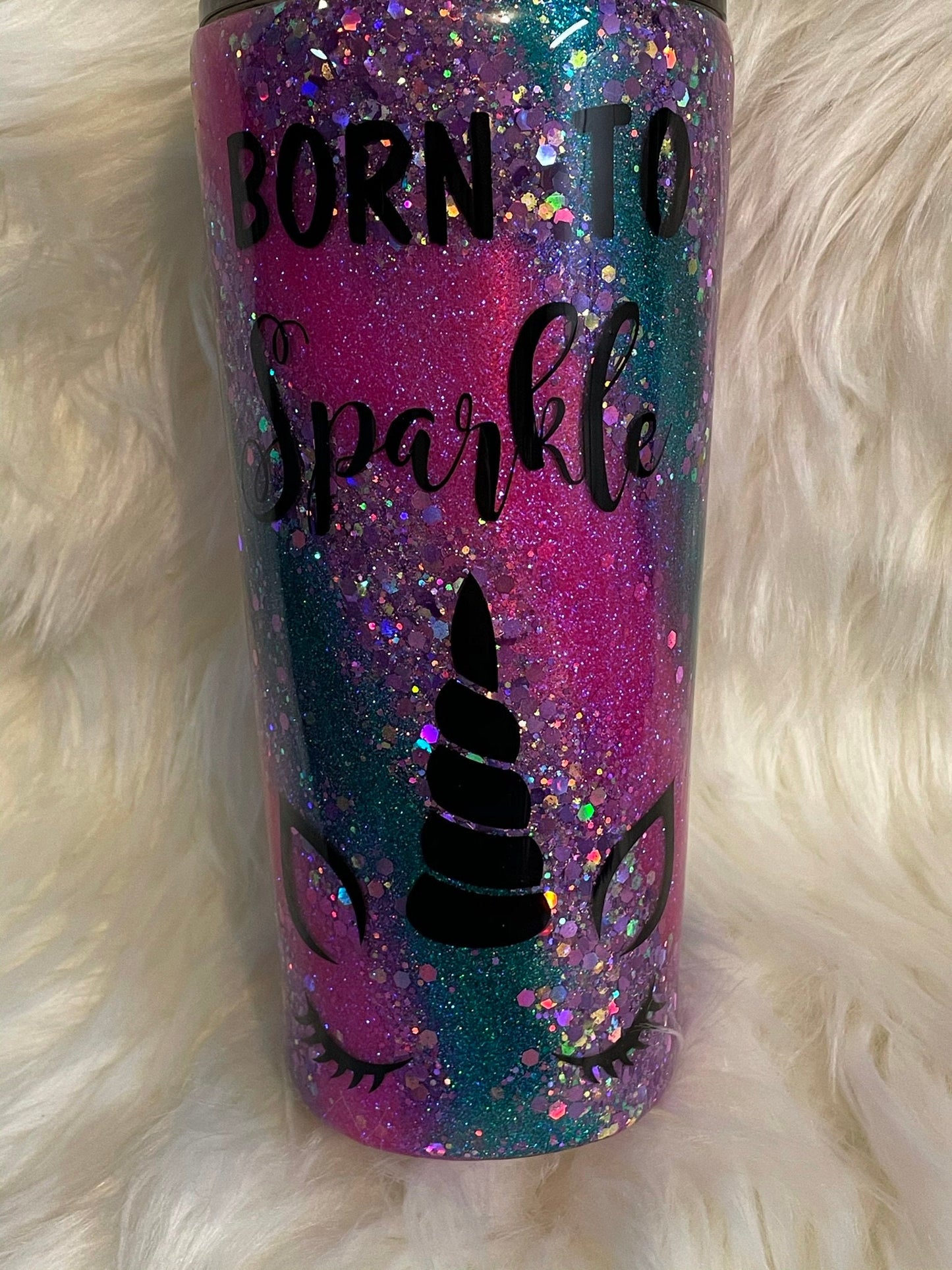 Born to Sparkle Tumbler Custom