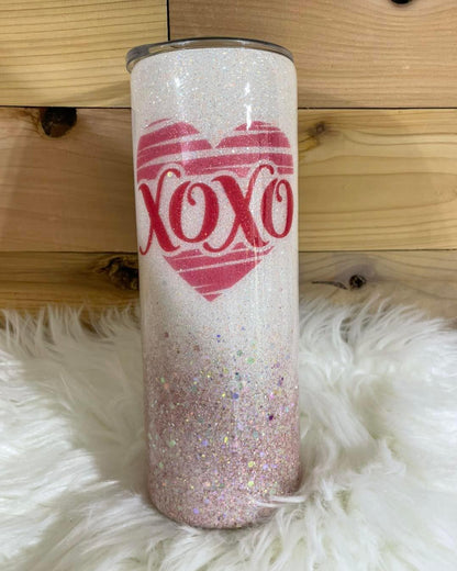 XOXO Valentine's Day Tumbler Custom