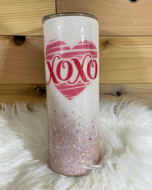XOXO Valentine's Day Tumbler Custom