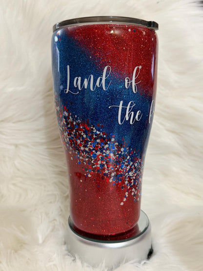 Red, White, and Blue Tumbler