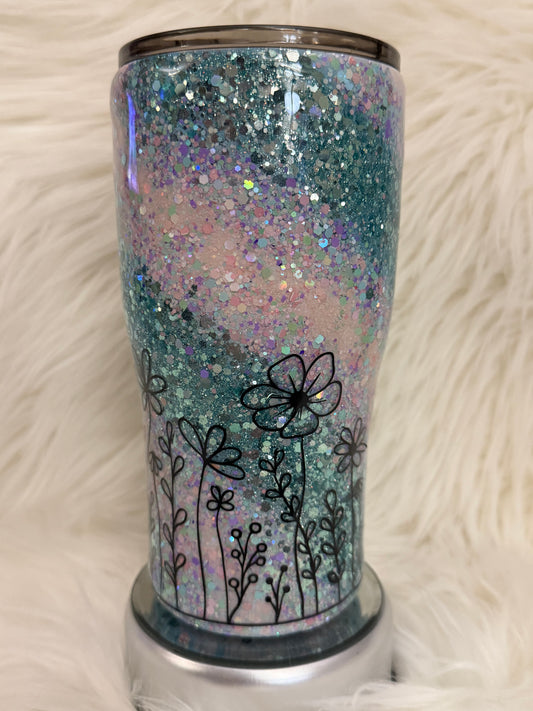 Spring Swirl with Flowers
