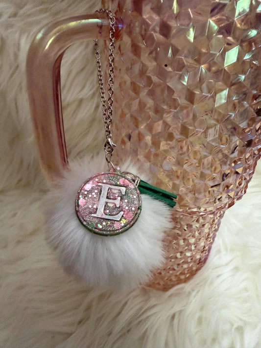 Tumbler Charm Pink and Green