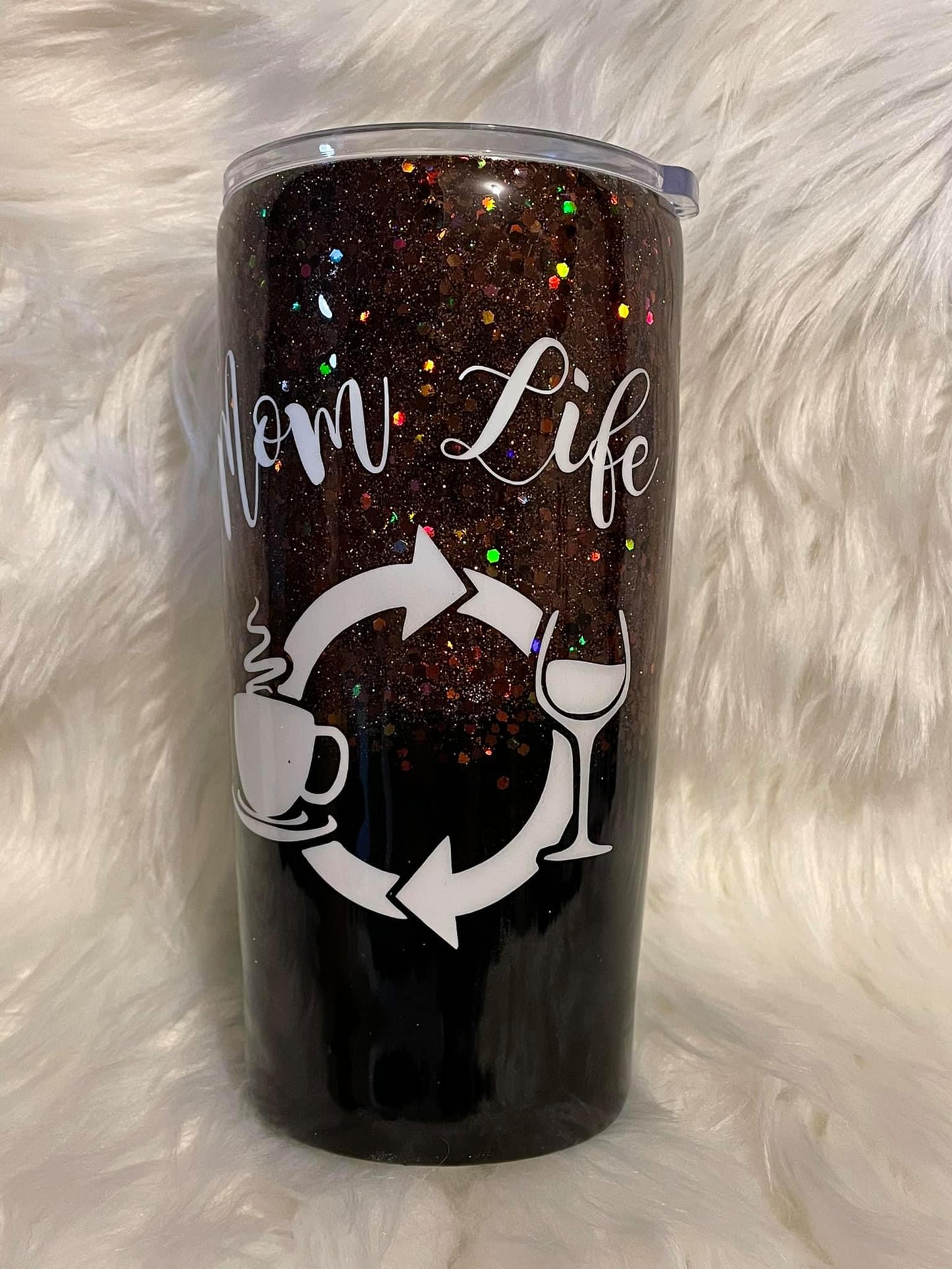 Ombre Modern Curve Tumbler Custom