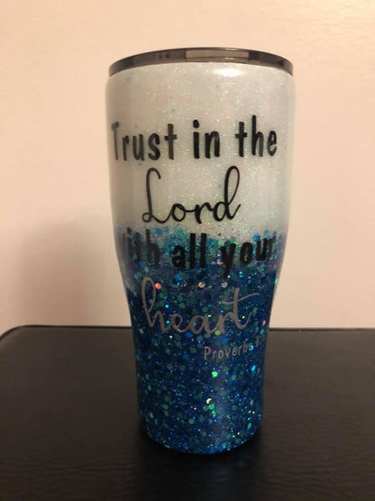 Ombre Modern Curve Tumbler Custom