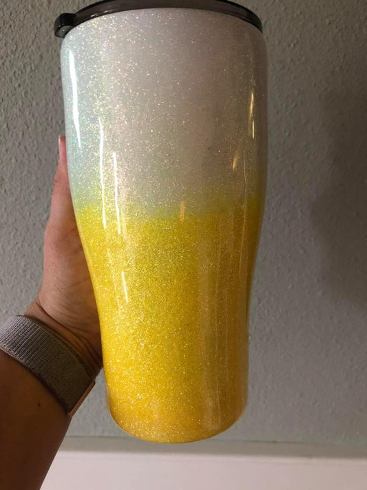 Ombre Modern Curve Tumbler Custom